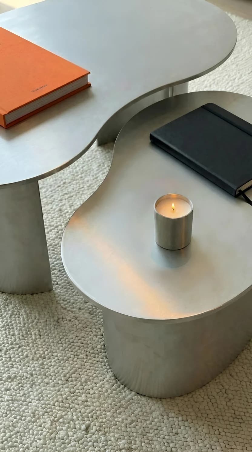 On-brand .OBJ Studio candle launch image